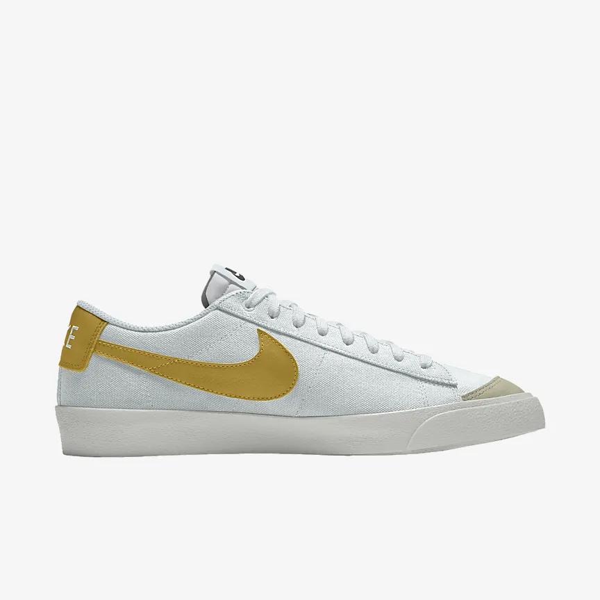 Nike Nike Blazer Low '77 By You Nữ Trắng Vàng